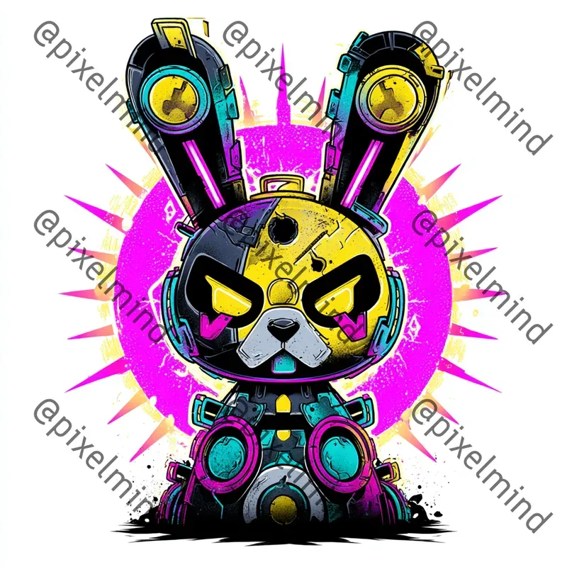 Neon Scrap Spirit Tshirt Studios