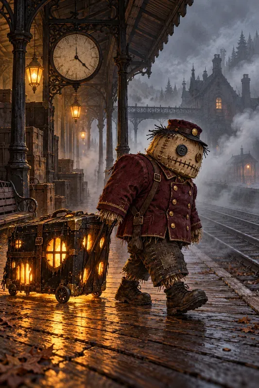 Whimsical Gothic Scarecrow Adventures
