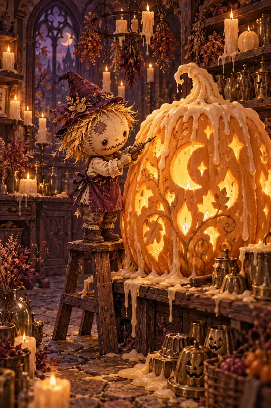 Whimsical Gothic Scarecrow Adventures