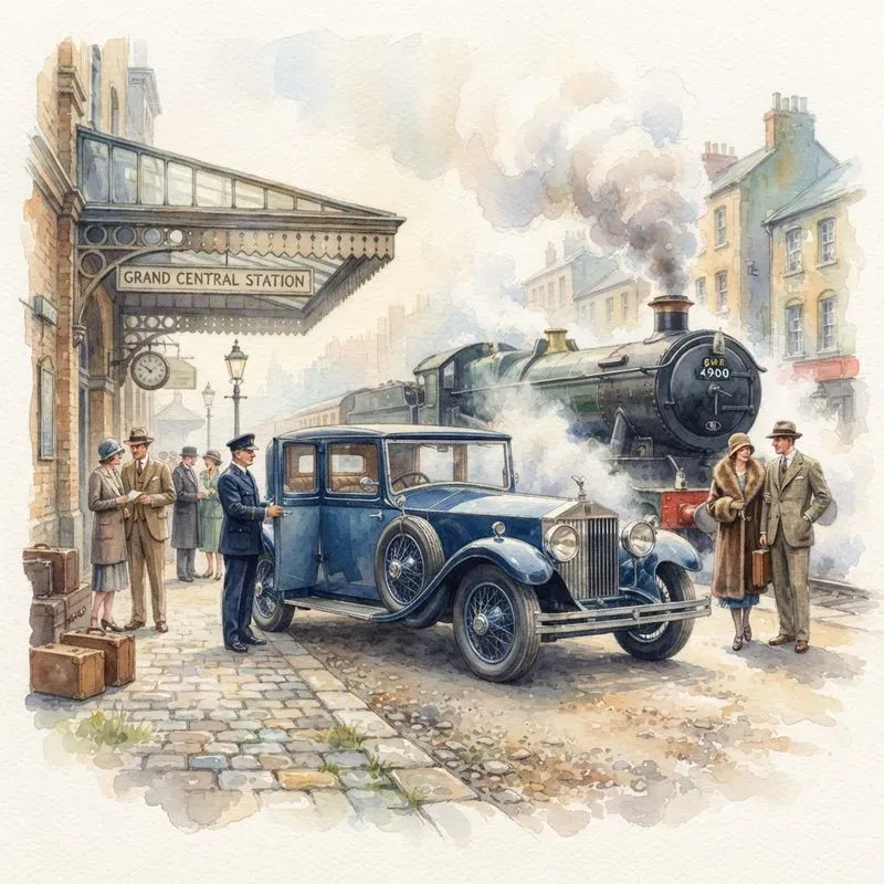 Classic Automobile Watercolor Collections
