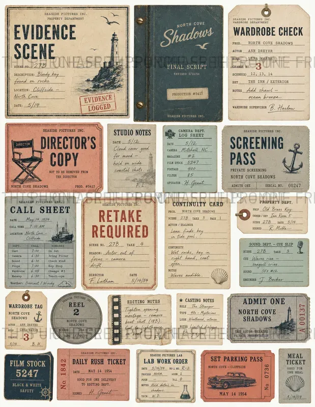 Film Production Paper Ephemera