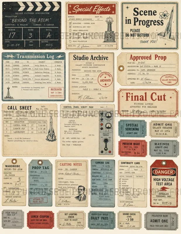 Film Production Paper Ephemera