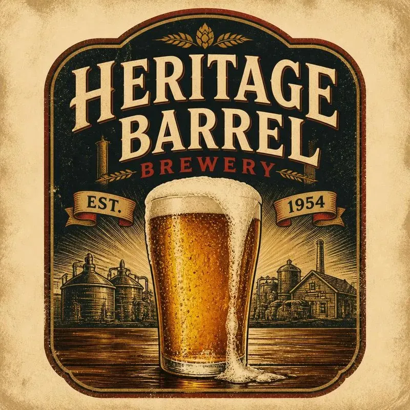 Vintage Brewery Graphic Generator
