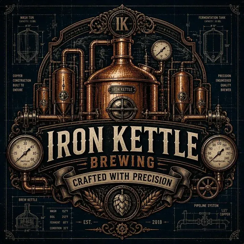 Vintage Brewery Graphic Generator