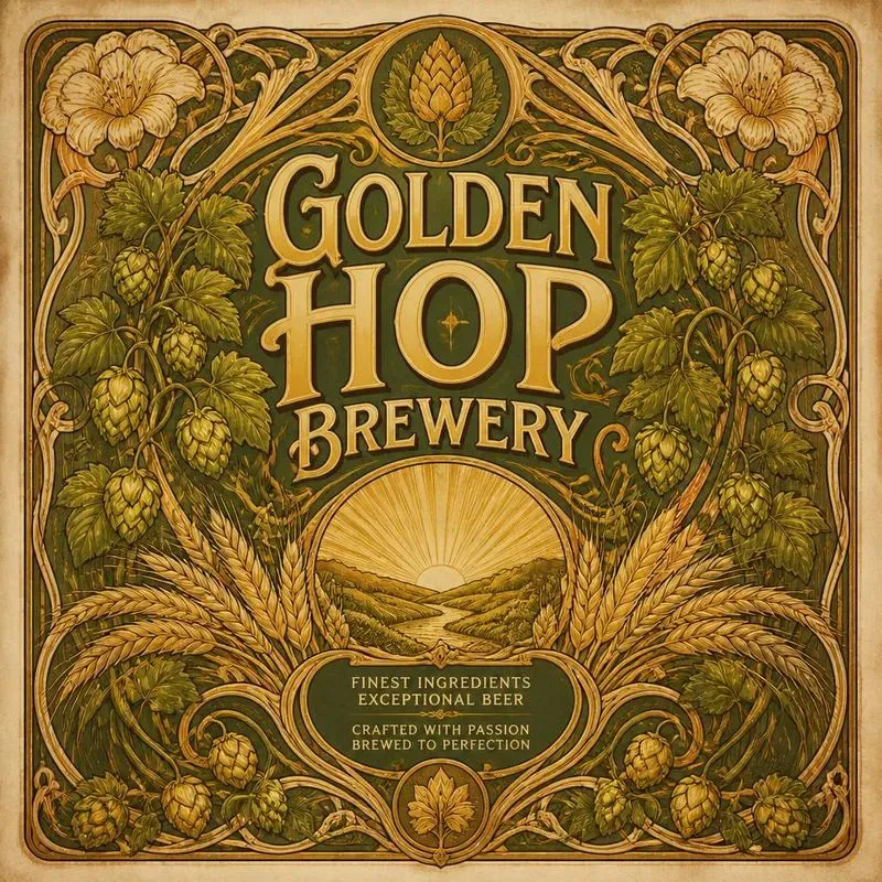 Vintage Brewery Graphic Generator