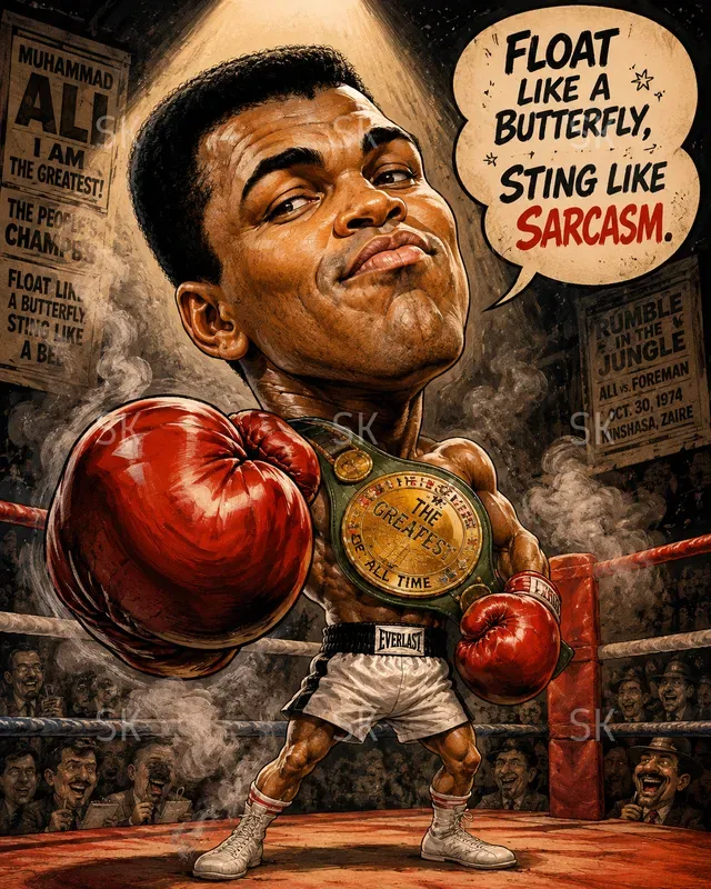 Cinematic Famous People 4K Caricatures