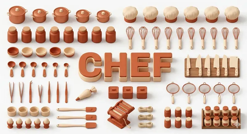 3D Isometric Knolling Brand Identities