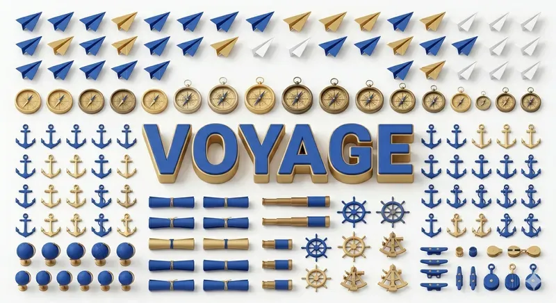 3D Isometric Knolling Brand Identities