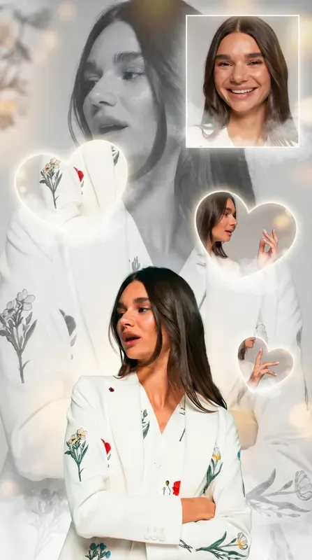 Heart Collage Portraits