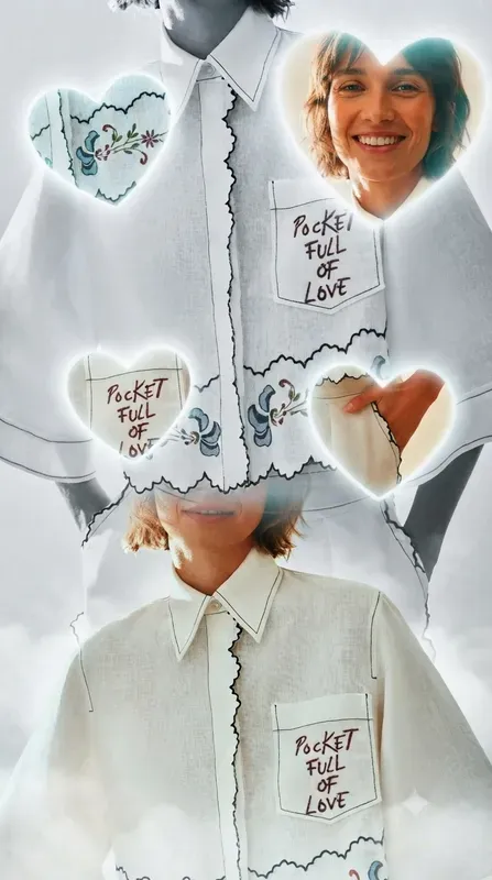 Heart Collage Portraits