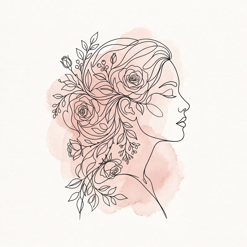 Minimalist Continuous Line Art Designs
