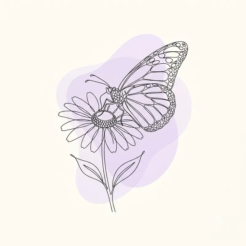 Minimalist Continuous Line Art Designs