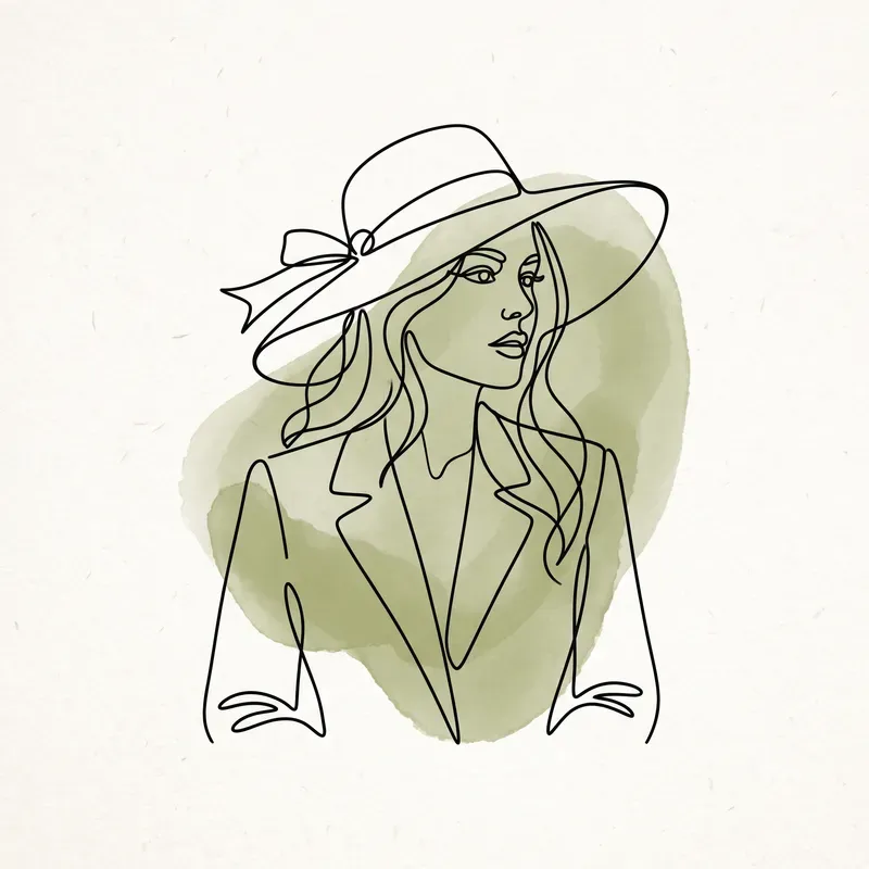 Minimalist Continuous Line Art Designs