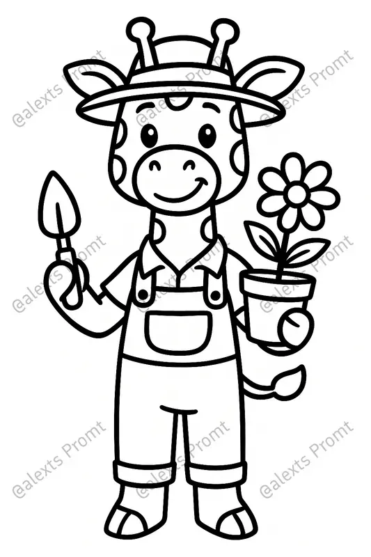 Animal Job Coloring Pages