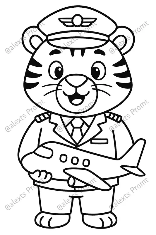 Animal Job Coloring Pages