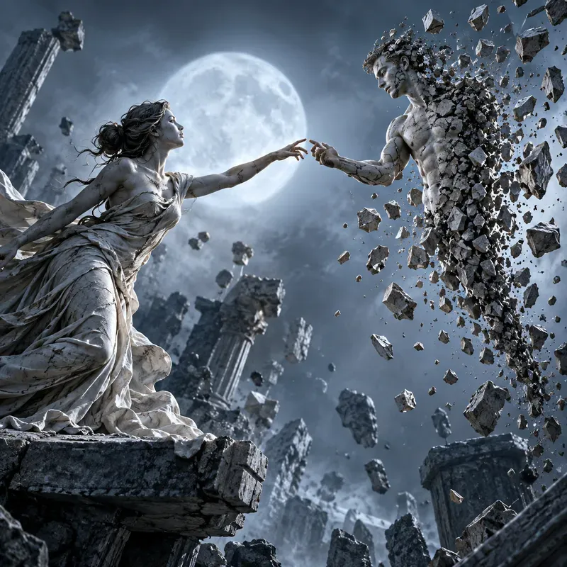 Surreal Fragmented Human Sculptures