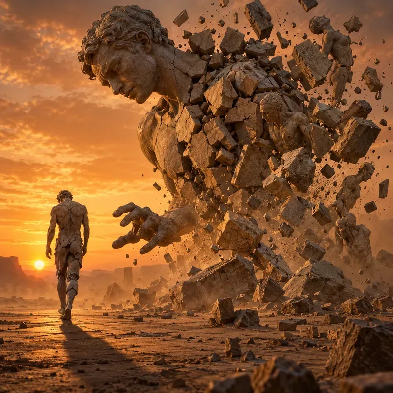 Surreal Fragmented Human Sculptures
