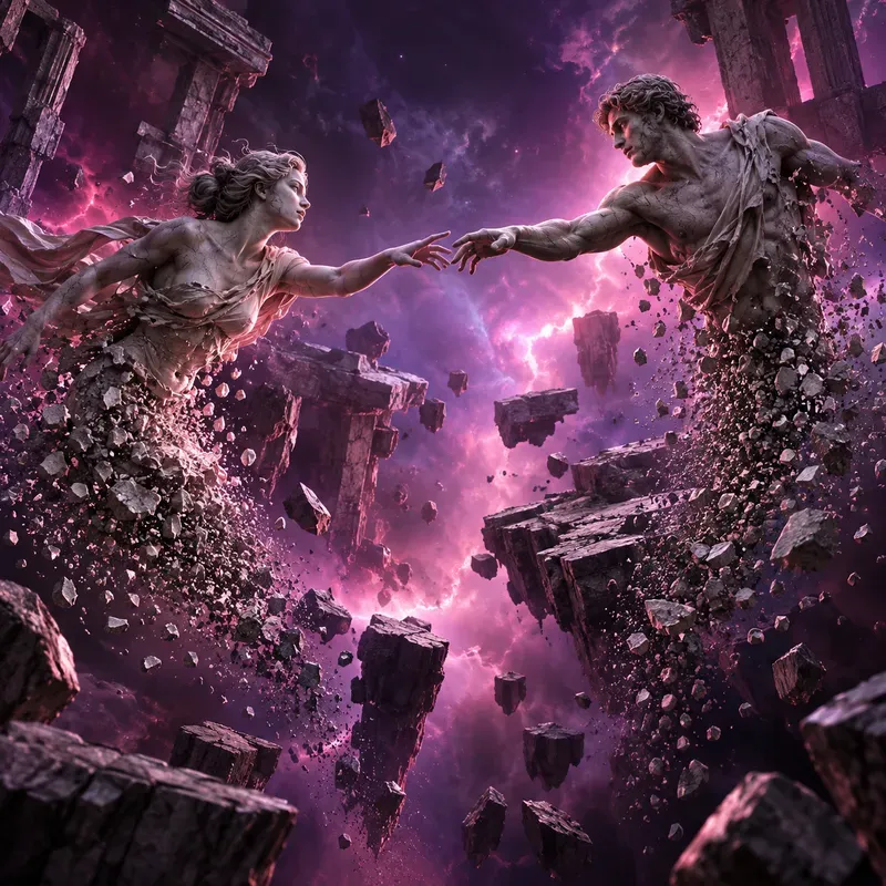 Surreal Fragmented Human Sculptures