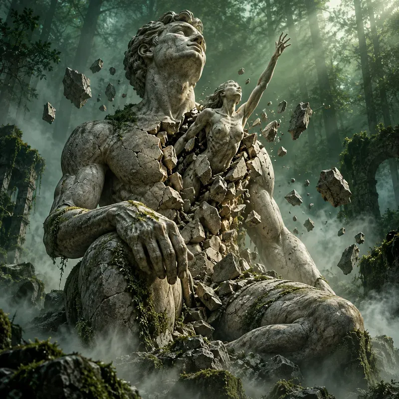 Surreal Fragmented Human Sculptures