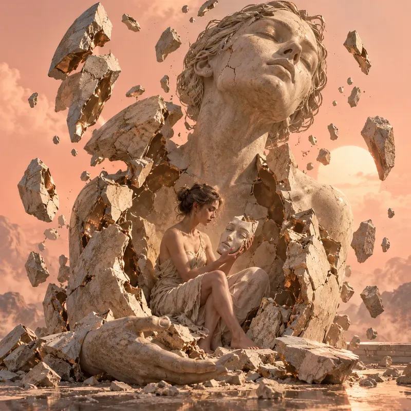 Surreal Fragmented Human Sculptures