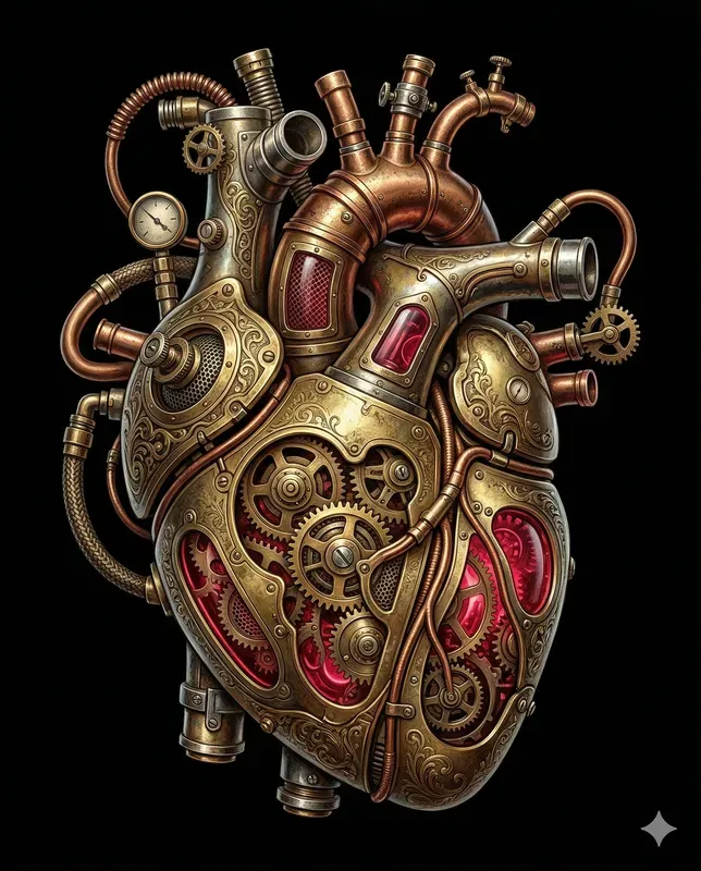 Intricate Steampunk Mechanical Art