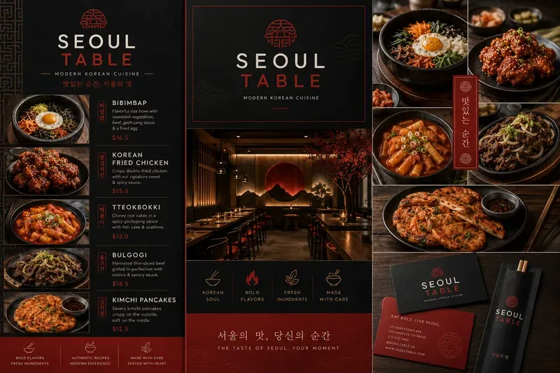 Luxury Restaurant Brandings