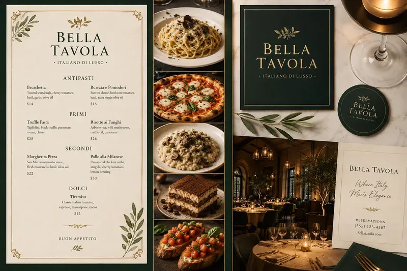Luxury Restaurant Brandings