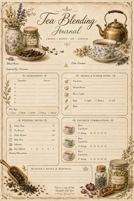 Vintage Illustrated Home Guide Pages