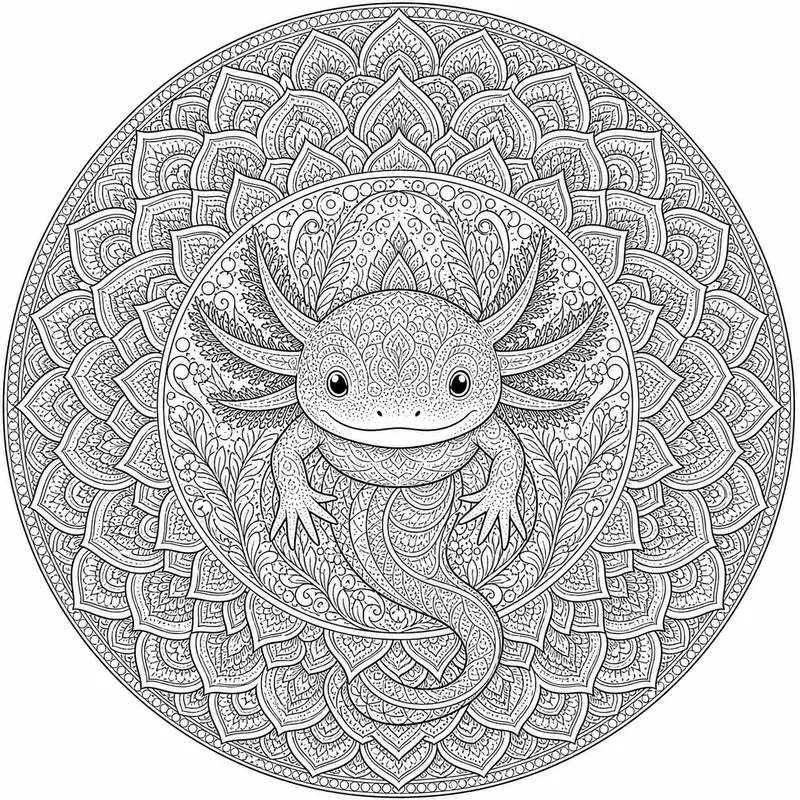 Expert Animal Mandala Advanced Art