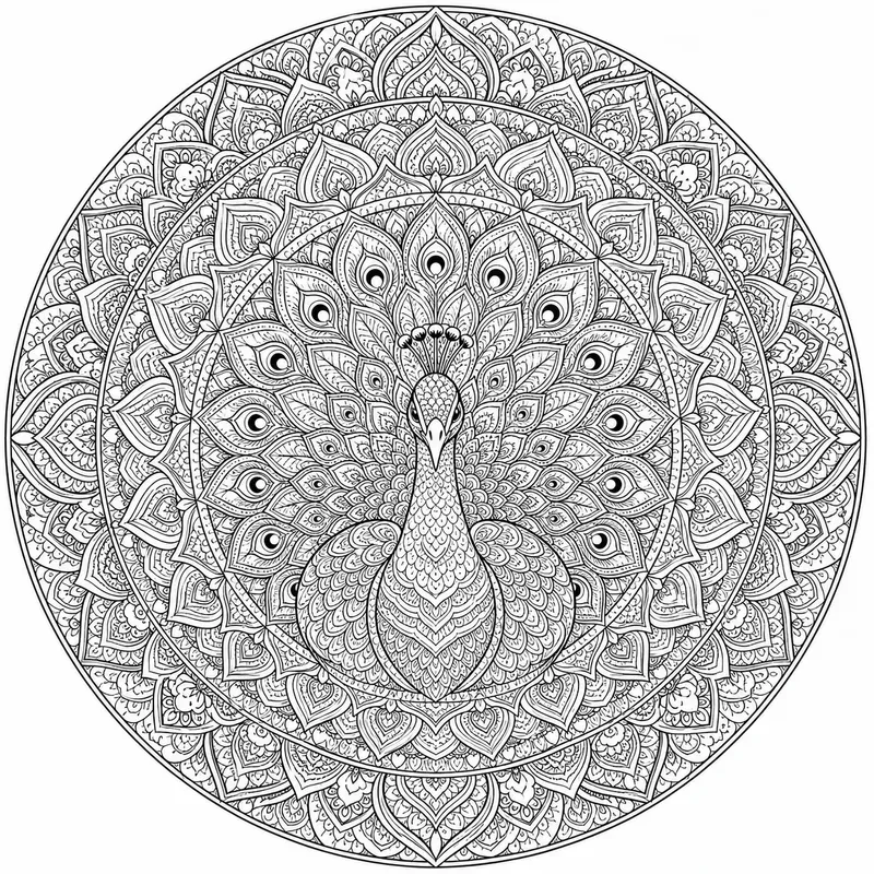 Expert Animal Mandala Advanced Art