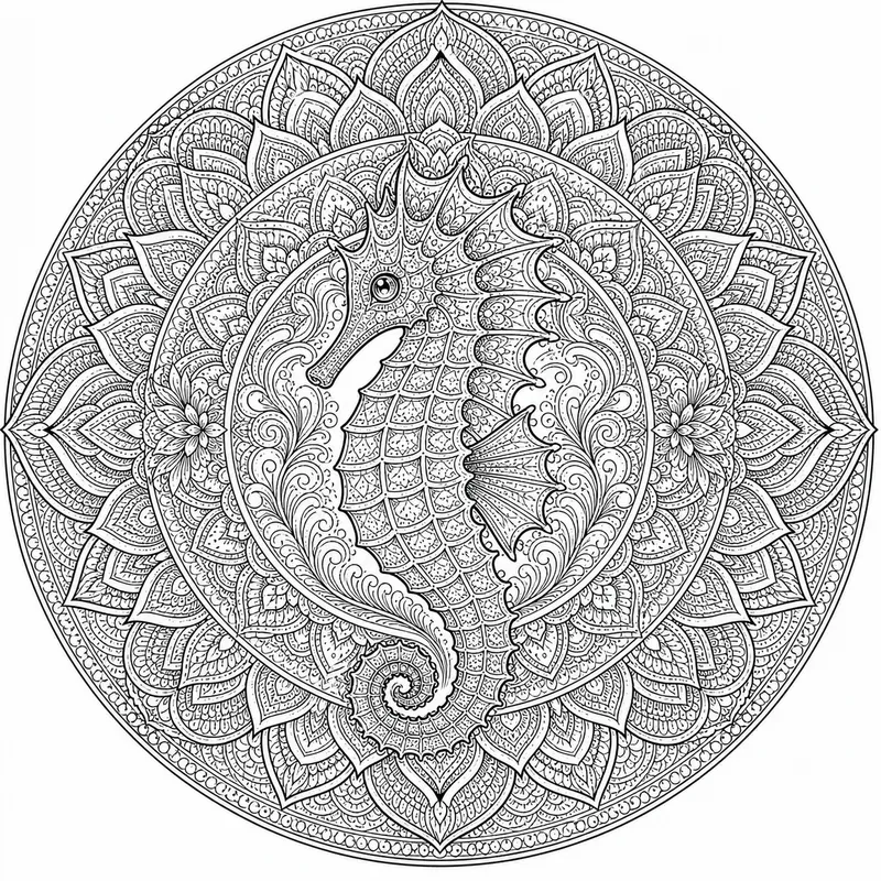 Expert Animal Mandala Advanced Art