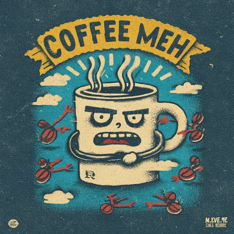 Retro Grumptoon Anthropomorphic Mehs