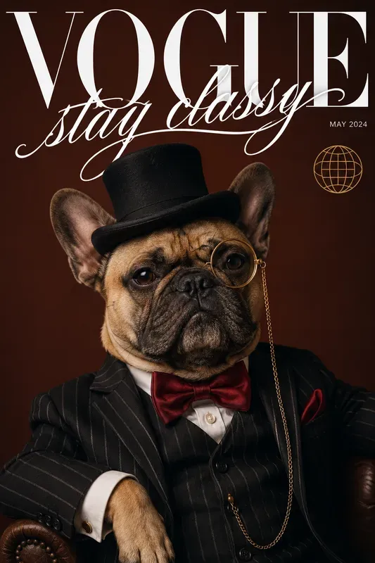 High Fashion Animal Magazine Covers