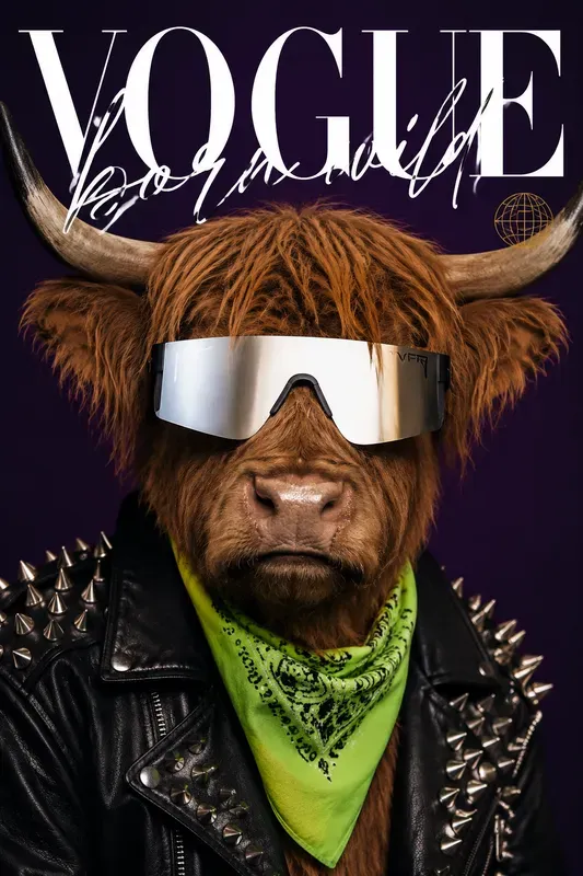 High Fashion Animal Magazine Covers