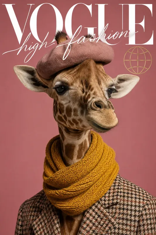 High Fashion Animal Magazine Covers
