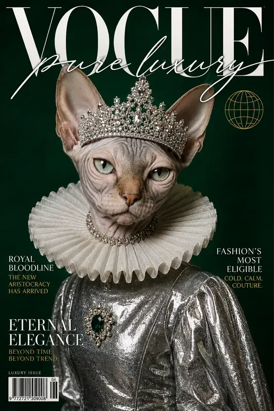 High Fashion Animal Magazine Covers