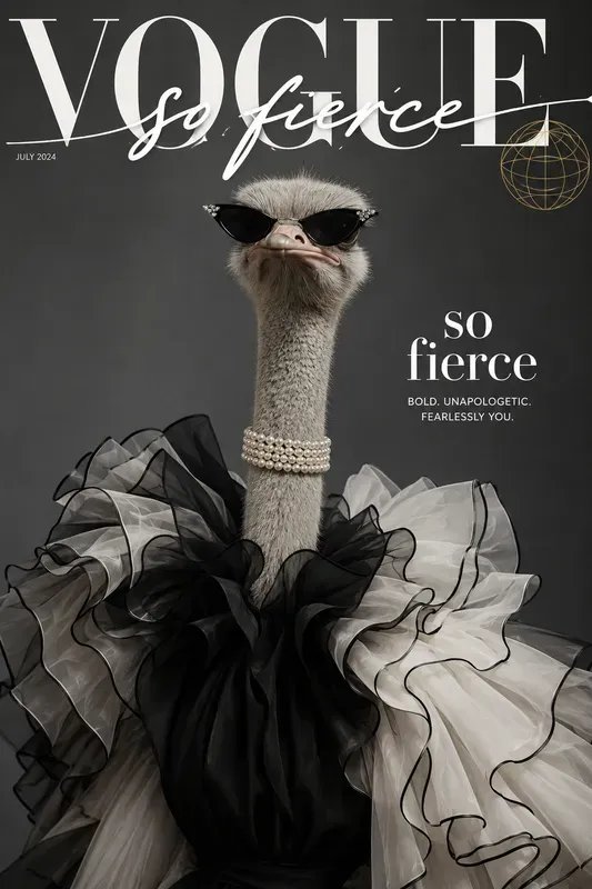 High Fashion Animal Magazine Covers