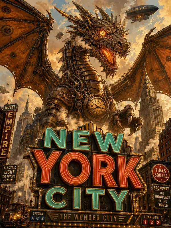 Clockwork Dragon Posters