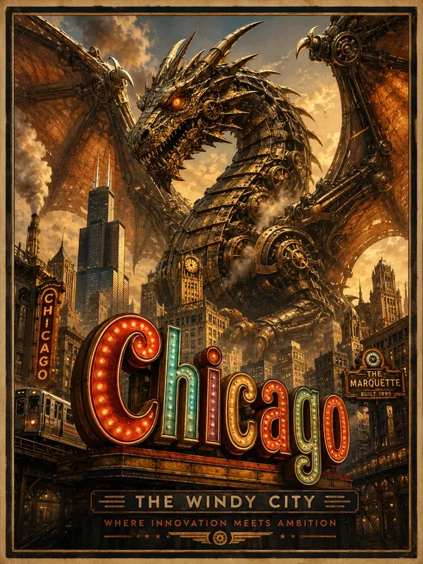 Clockwork Dragon Posters