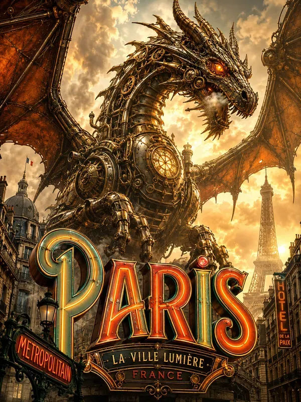 Clockwork Dragon Posters