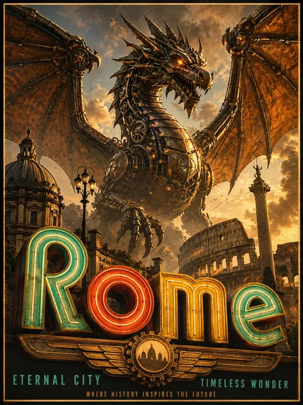 Clockwork Dragon Posters