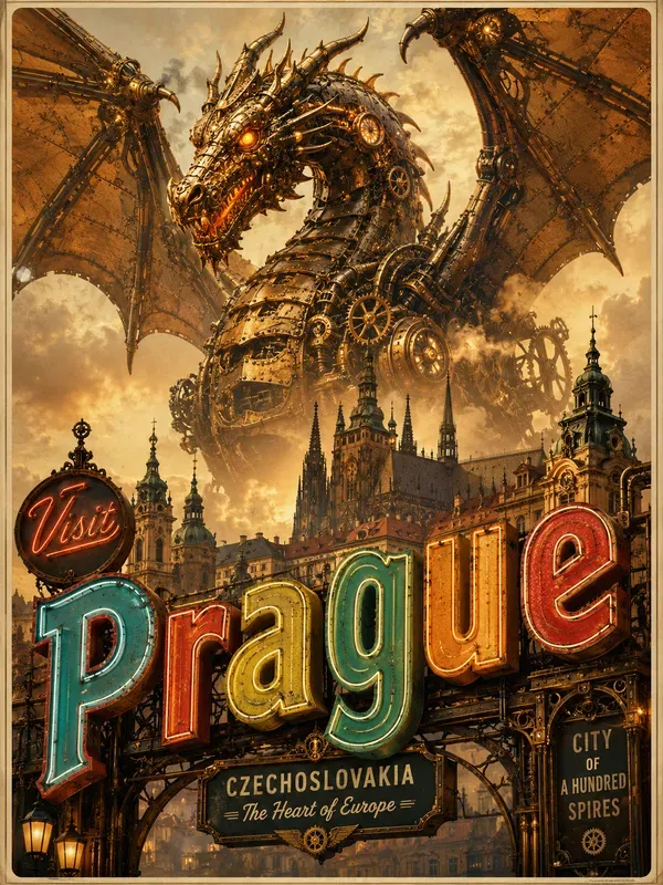 Clockwork Dragon Posters