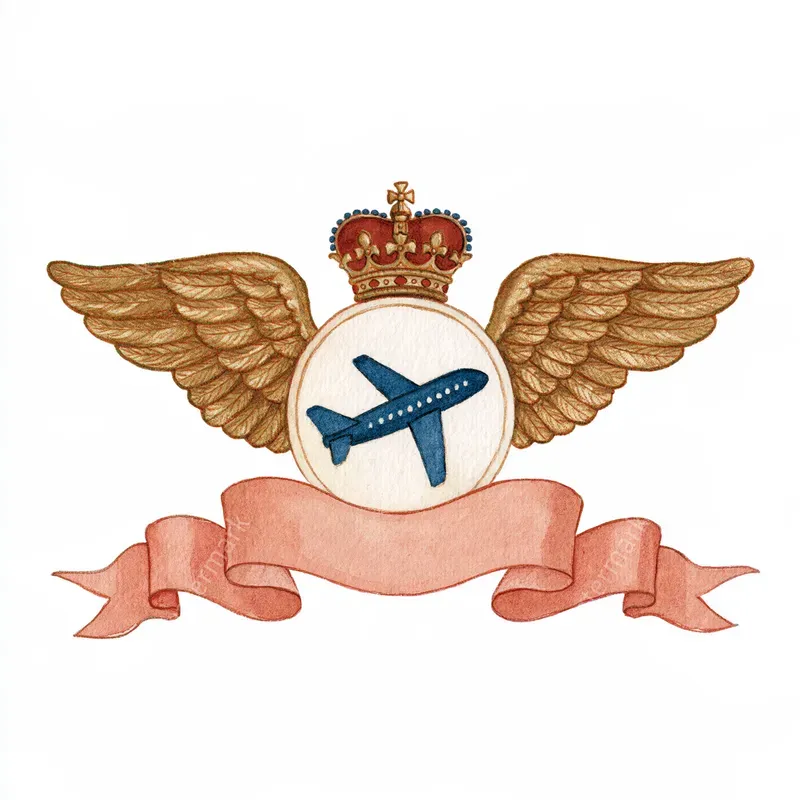 Vintage Airline Storybook Cliparts