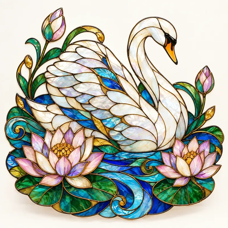 Stained Glass Animal Art