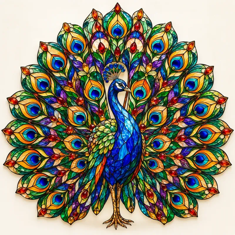 Stained Glass Animal Art