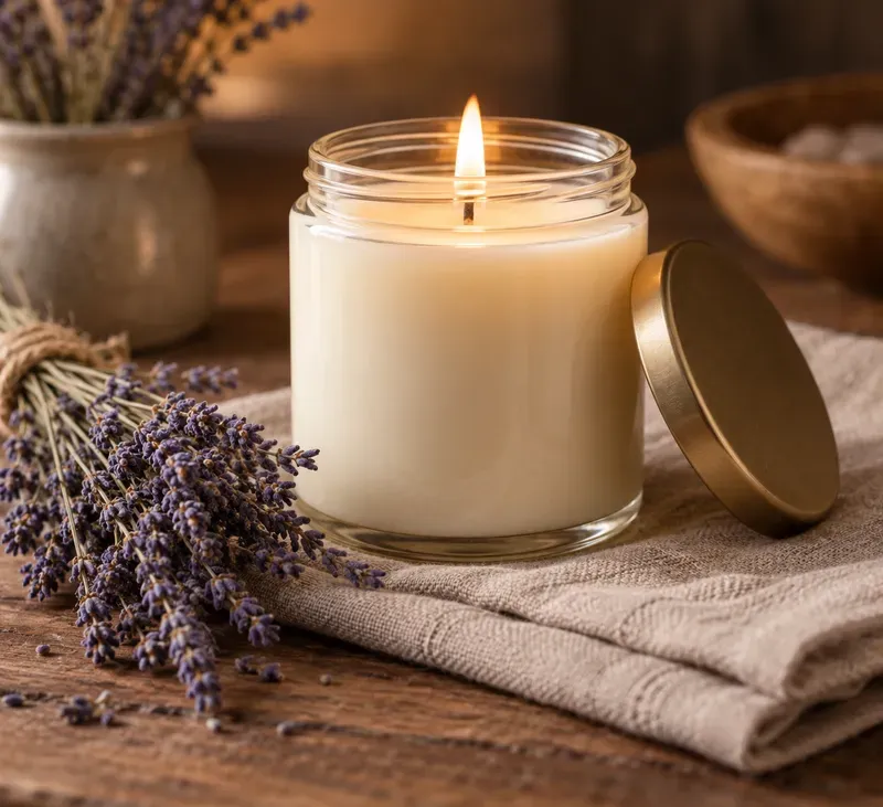 Candle Product Photography