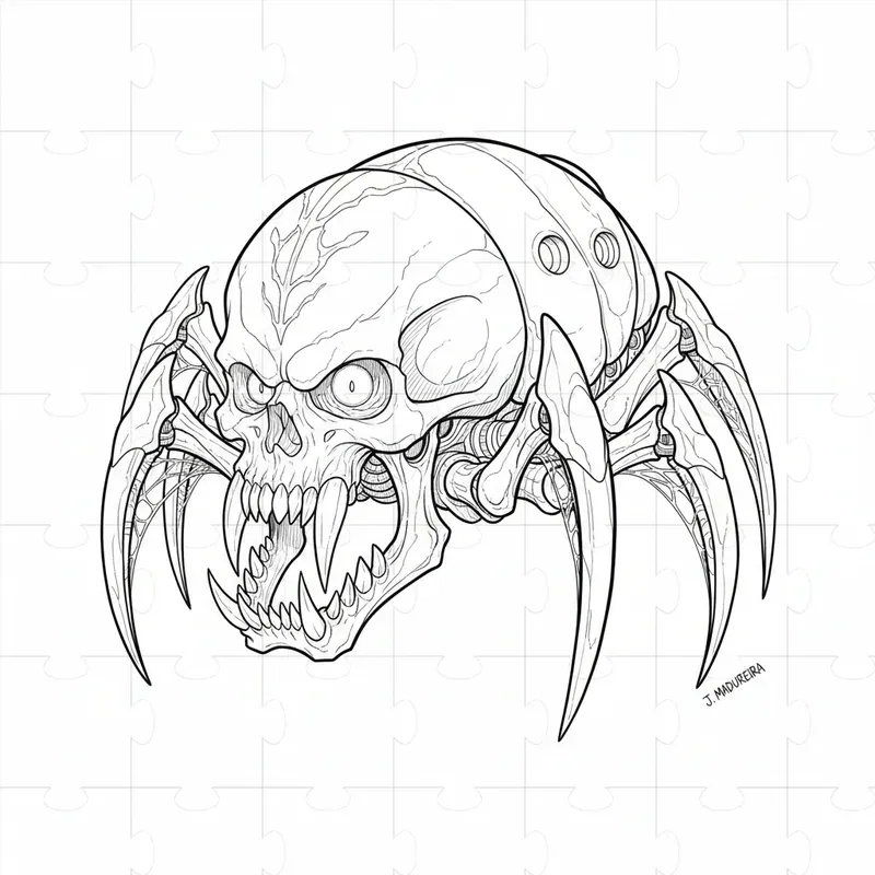 Black And White Line Art Illustrations