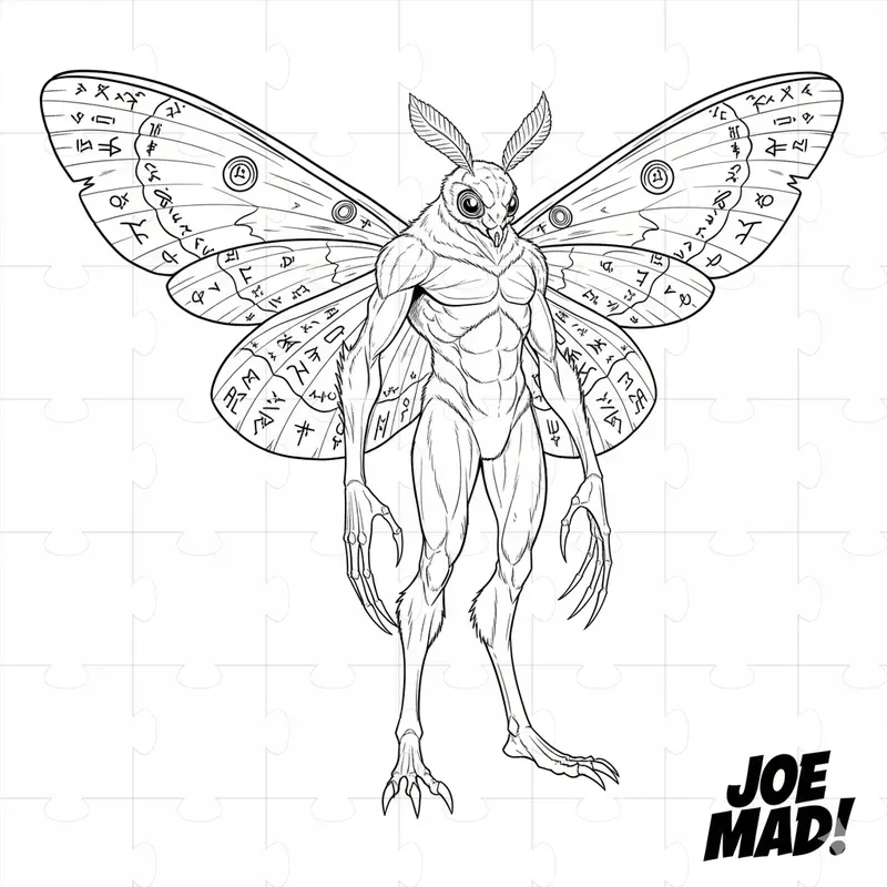 Black And White Line Art Illustrations