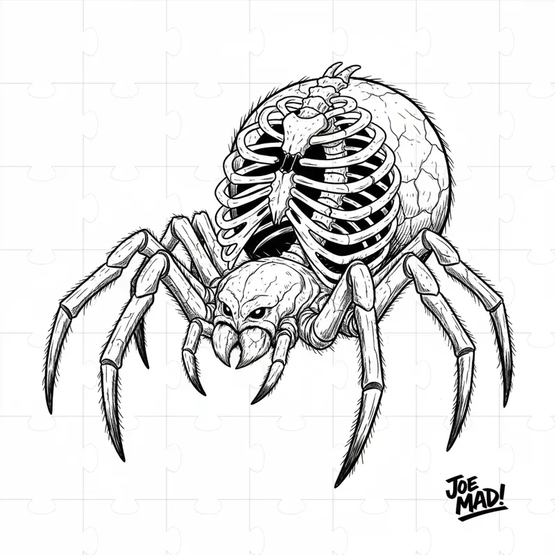 Black And White Line Art Illustrations