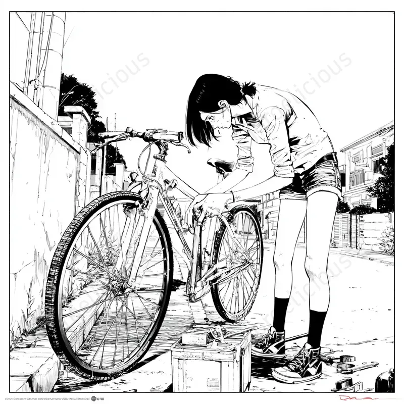 Manga Activity Illustrations